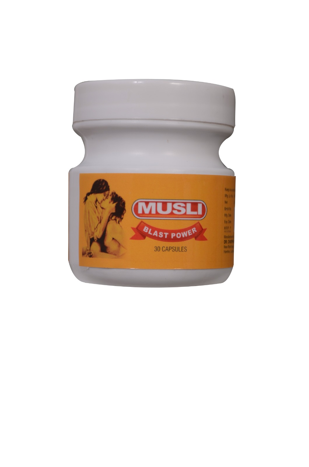 Musli Blast Power Capsules Jar